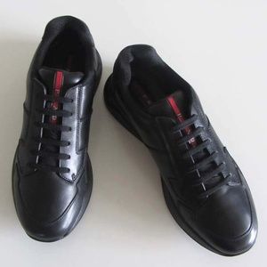prada logo stripe sneaker